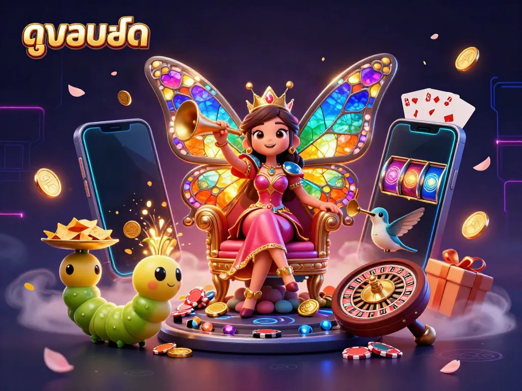 Place bets and enjoy live streaming with breathtaking quality on ดูบอลสด platform featuring vibrant 3D elements.