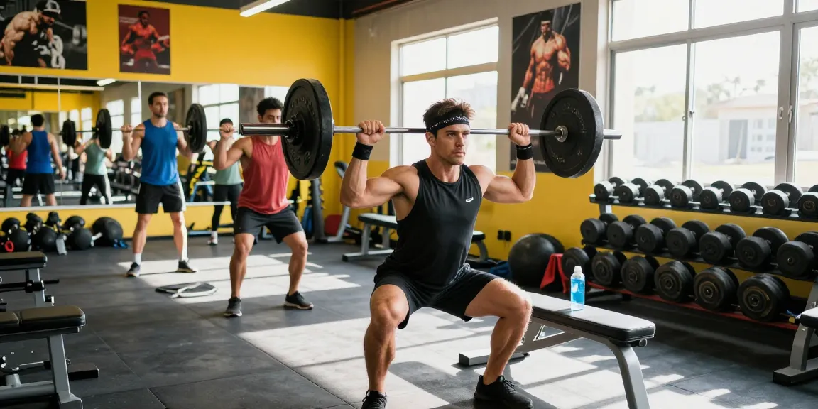 Official Prime Pharma Steroid Shop athlete lifting weights in a vibrant gym