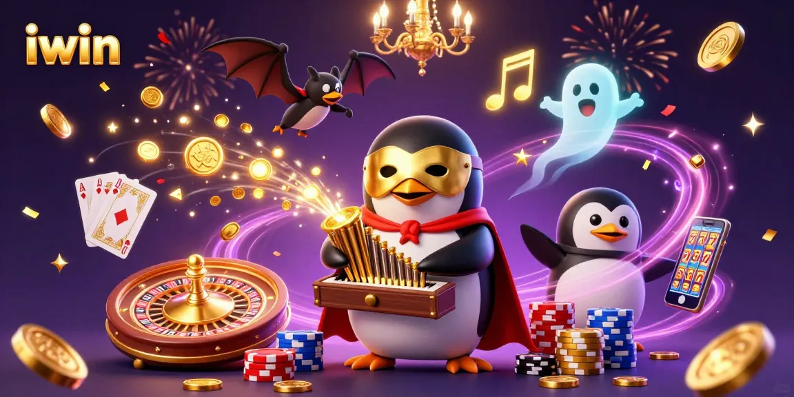 Experience excitement with iwin's vibrant casino scene featuring animated characters and dynamic gameplay elements.