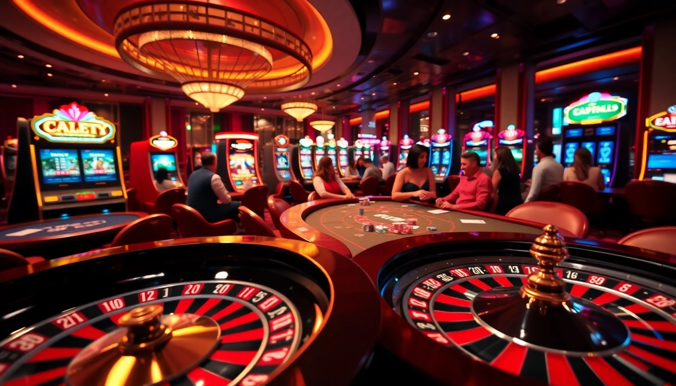 Experience the excitement of gaming at https://kk55.host/ with vibrant roulette and poker scenes.
