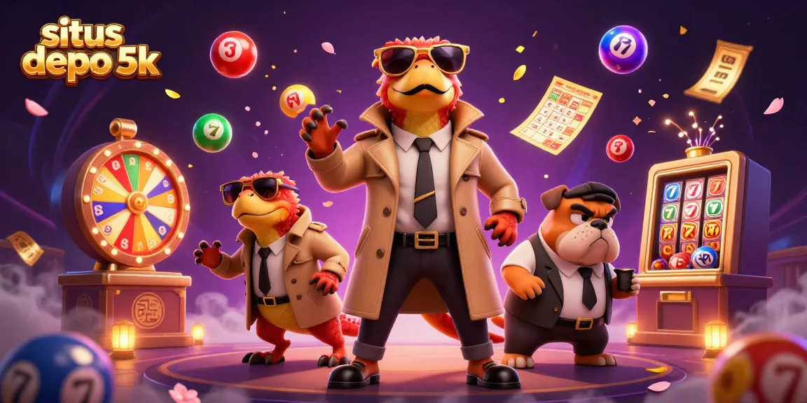 Experience the excitement of situs depo 5k with thrilling slot games and vibrant casino elements.