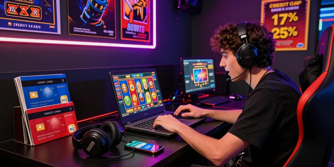 Exciting gameplay at credit card casinos with vibrant environment and gaming elements, showcasing player engagement.