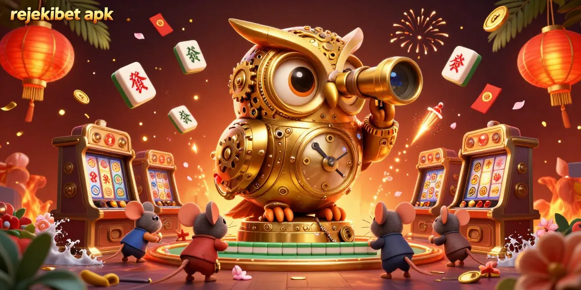 Experience the excitement of rejekibet apk with dynamic visuals of a whimsical casino scene, complete with vibrant elements.