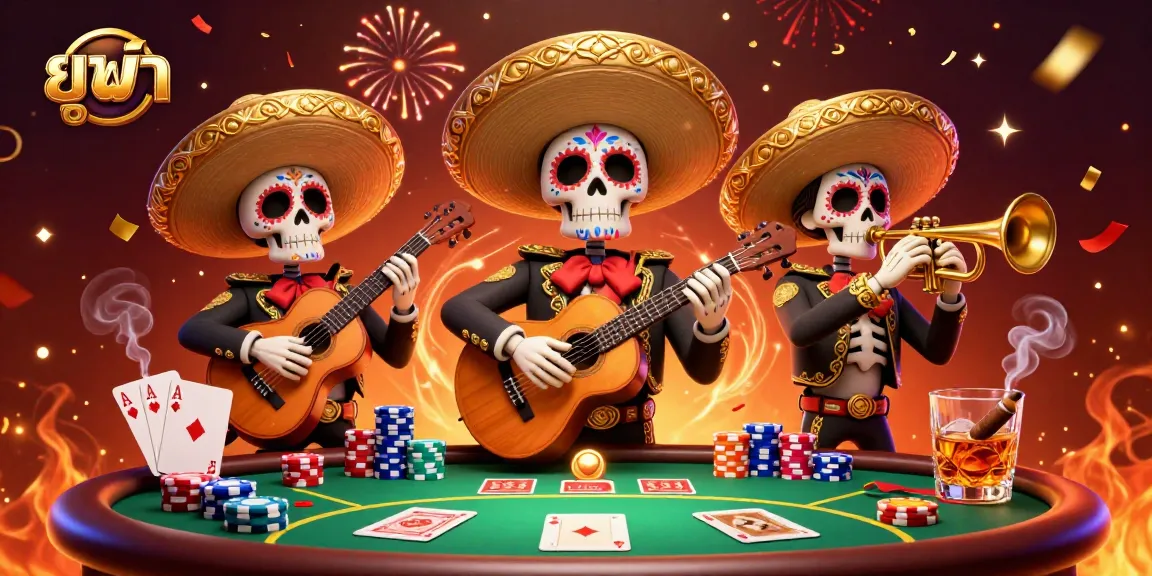 Engage in thrilling gameplay at ยูฟ่า with dynamic poker action featuring colorful characters.
