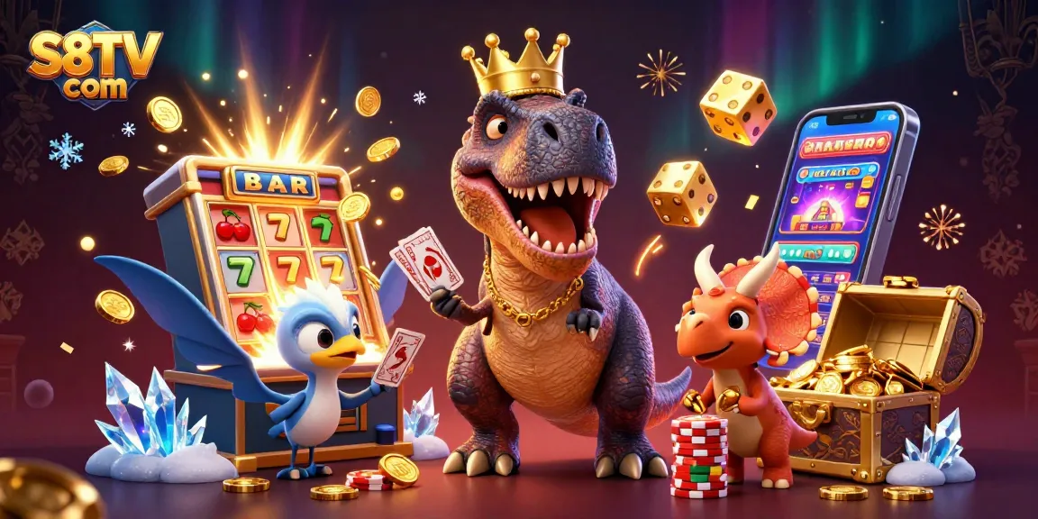 Engage with thrilling action on S8TV com with lively casino characters and exciting gaming elements.