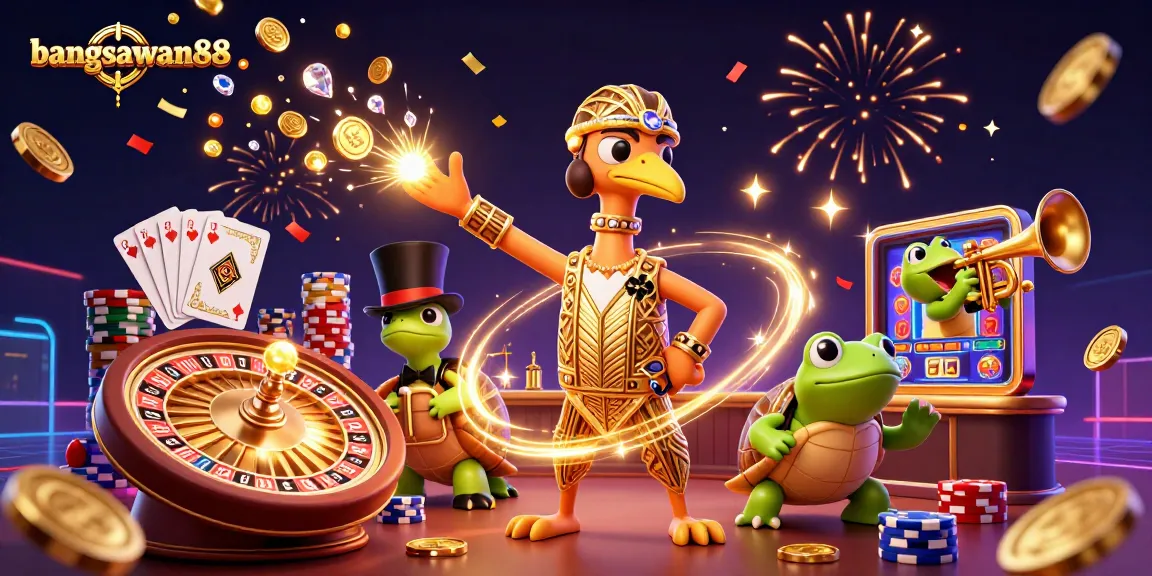 Spin and win at bangsawan88 with vibrant casino scene full of excitement