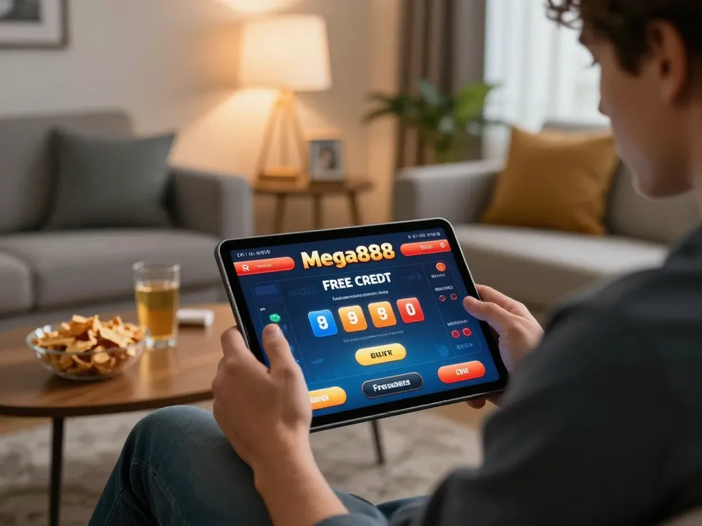 Play online with free credit mega888 while enjoying a cozy gaming atmosphere at home