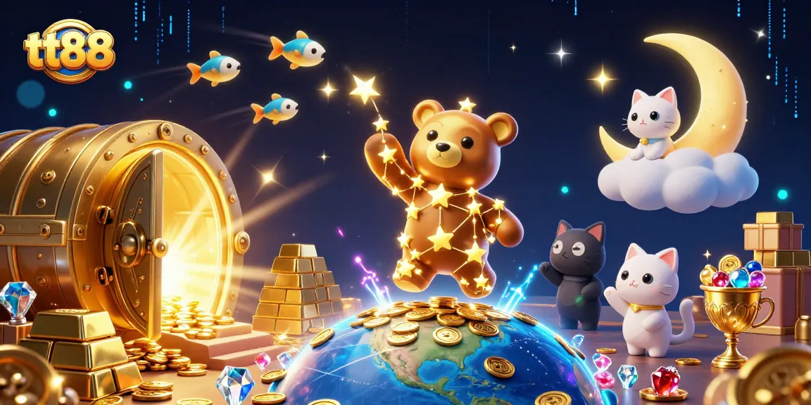 tt88 offers a vibrant casino experience with gold treasures and a magical gaming atmosphere