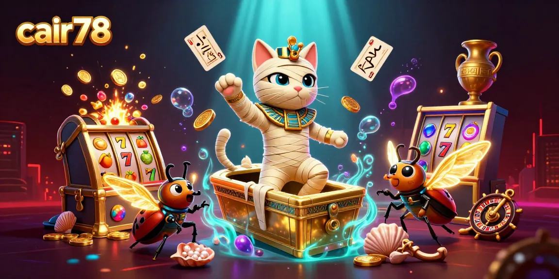 cemara78 memicu keberuntungan dengan kucing mummy 3D dan elemen kasino berkilau