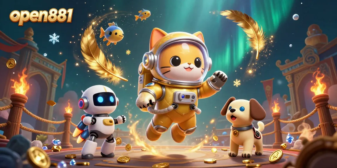 Win big with open881 in a thrilling high-stakes casino adventure featuring vibrant characters.