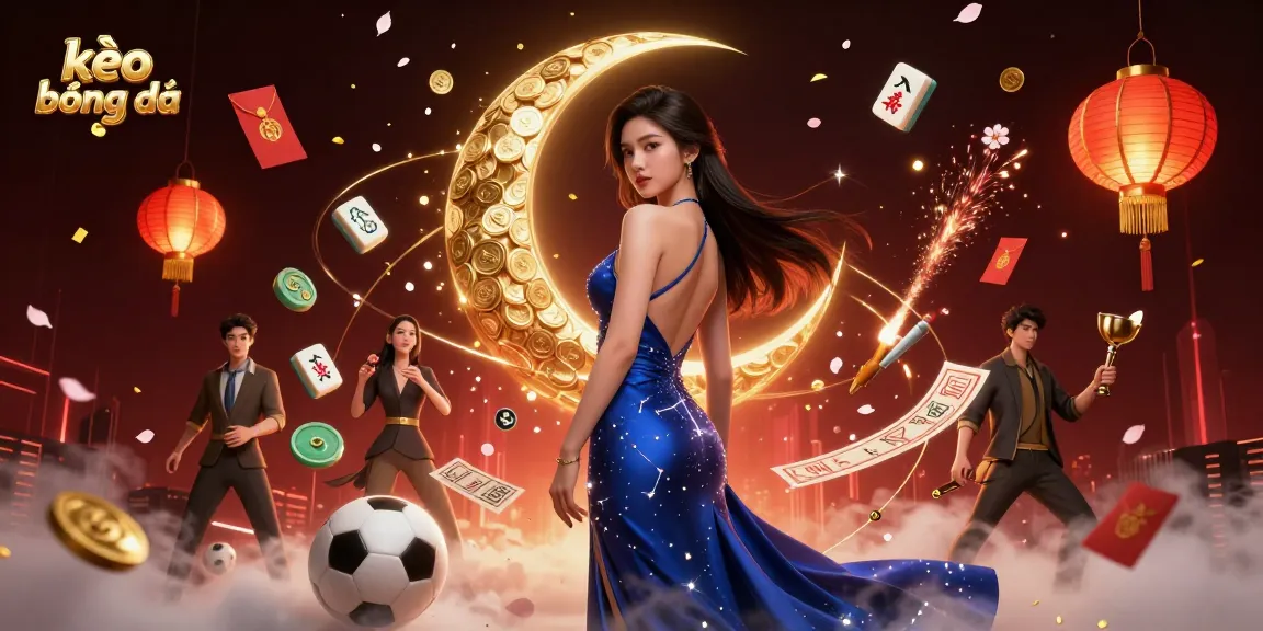 Engage with kèo bóng đá sports betting opportunities and dynamic gameplay elements in a vibrant illustration.