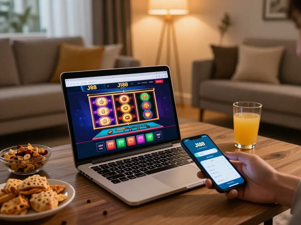 Engaging user experience on J188 casino app with colorful graphics and gameplay.