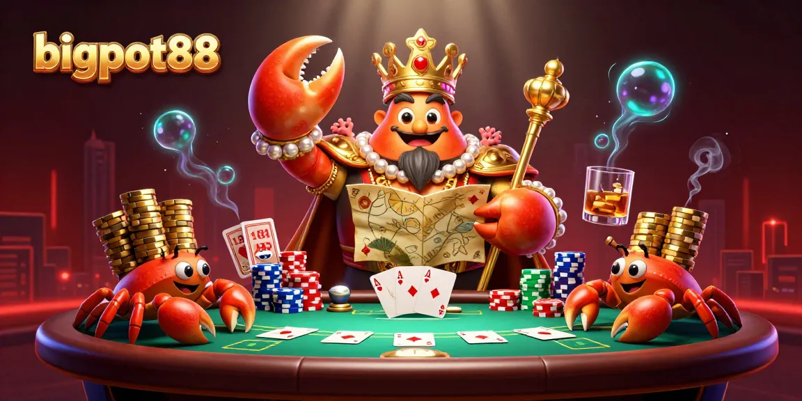 Engage in thrilling gameplay at bigpot88 with the ultimate poker challenge amidst vibrant casino elements.