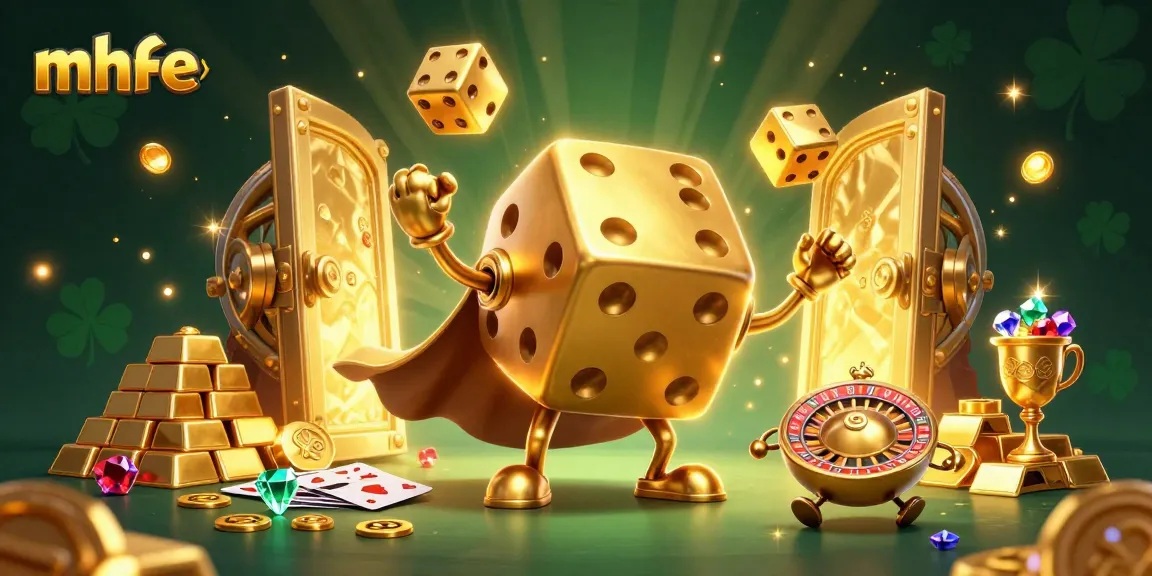 Experience exciting gameplay at mhfe credit card casinos with vibrant golden treasures and iconic gaming elements.