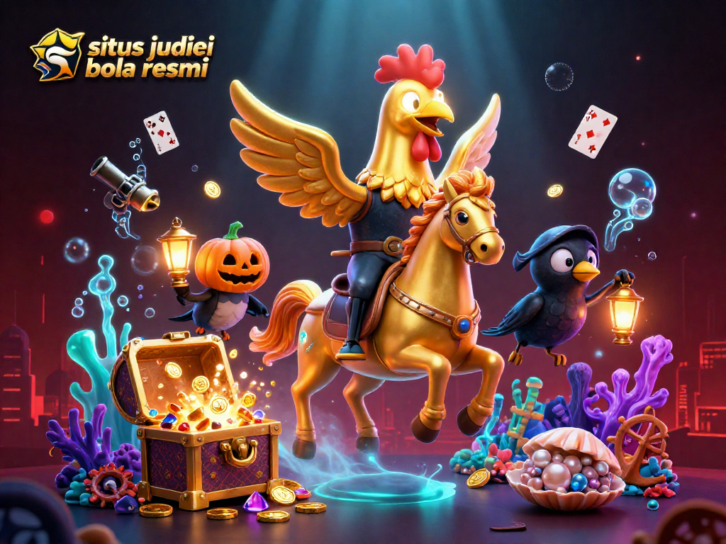 Experience situs judi bola resmi with vibrant bets inside a dazzling casino scene.