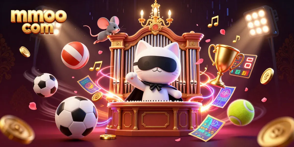 Engage in exciting gaming with mmoo com, featuring a dynamic casino scene with iconic characters and gaming elements.