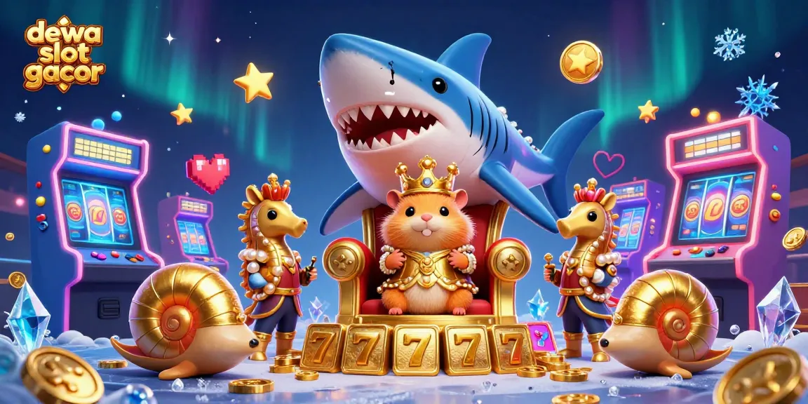 Menangkan jackpot di dewa slot gacor dengan berbagai permainan menarik dalam ilustrasi kasino 3D.