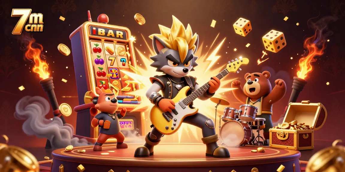 Experience thrilling casino gameplay with vibrant characters and elements featuring 7m cnn.