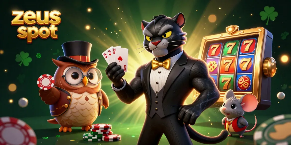 Spin the zeus slot to chase epic jackpots and colorful slot reels in this captivating casino scene.