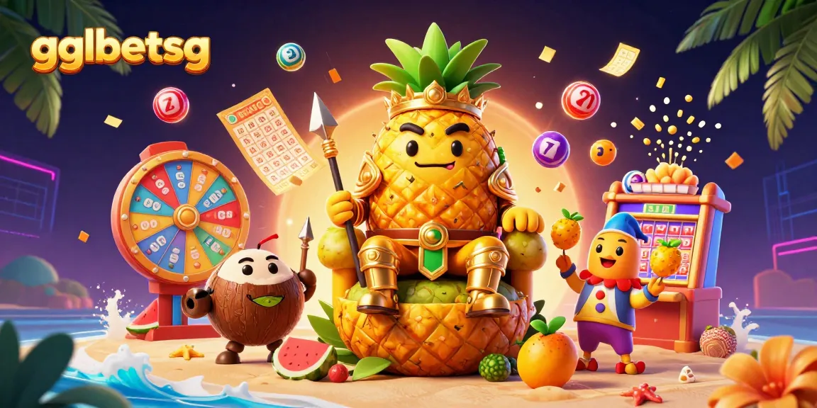 Bet on exciting gaming adventures with gglbetsg in vibrant 3D casino illustration.