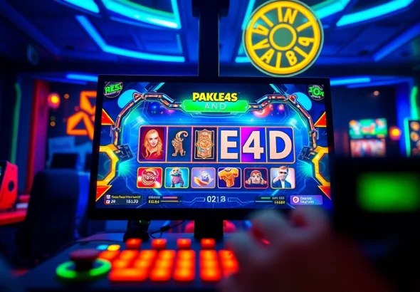 Rasakan keseruan PAKDE4D game dengan antarmuka menarik dan grafik warna-warni yang interaktif.