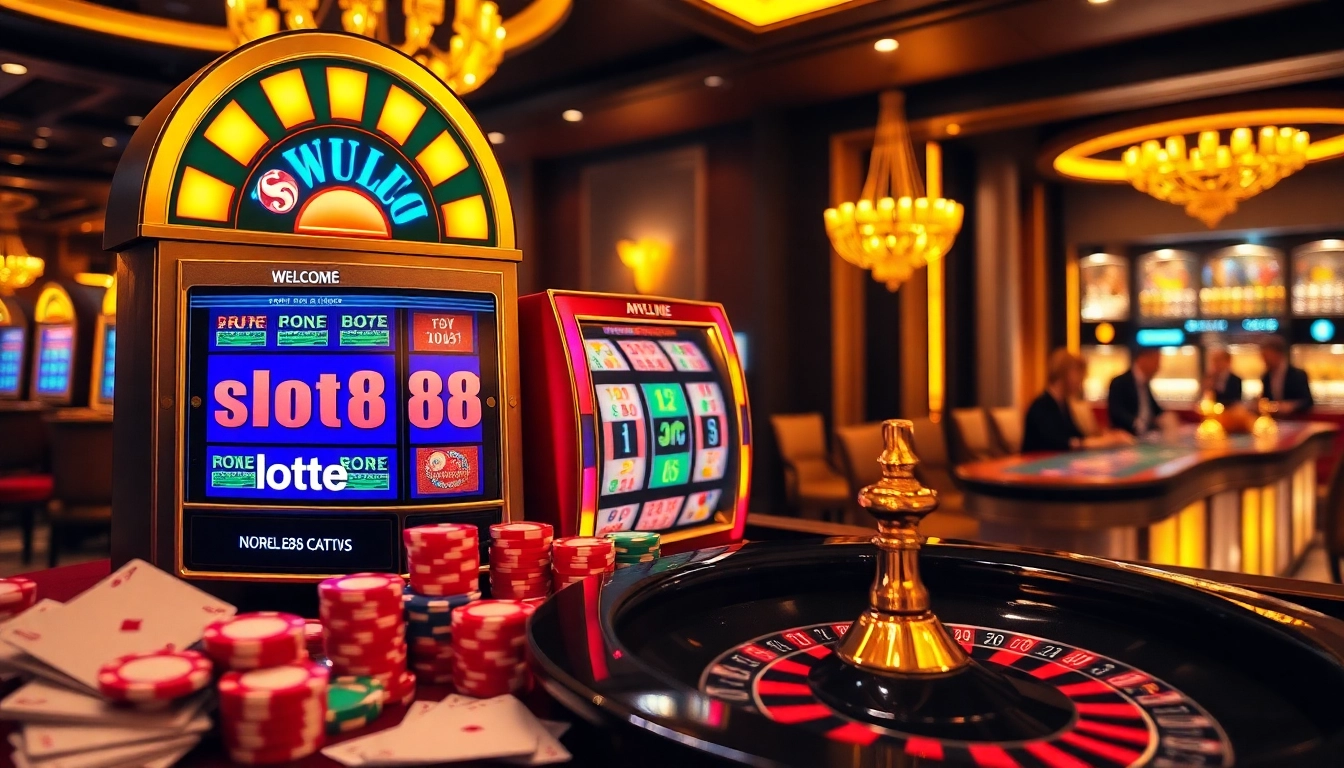 Spin the reels on slot88 while enjoying the bustling casino atmosphere filled with excitement.