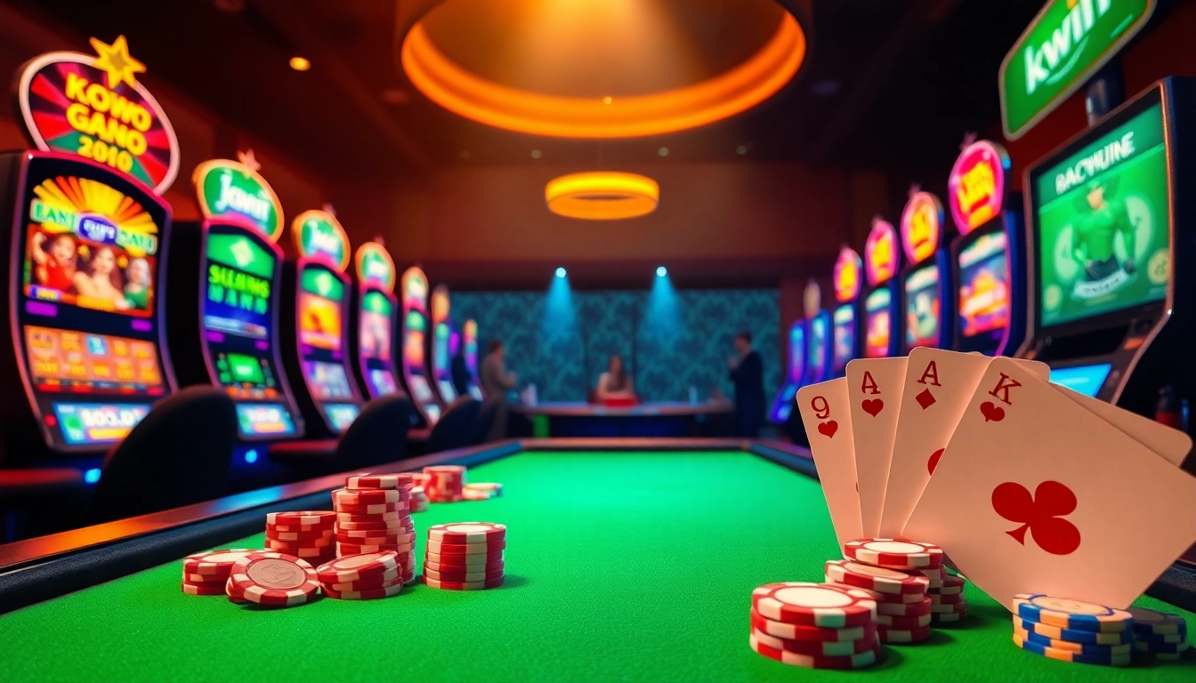 Experience thrilling moments at kkwin with vibrant slot machines and exciting poker gameplay.