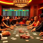 Engaged players at rr88 casino poker table enjoying vibrant gameplay